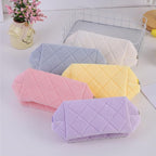 Makeup Bag Small Cosmetic Bags for Purse Women Girls Y2k Checkered Simple Make Up Pouch