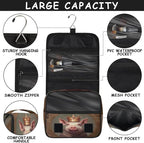 Travel Toiletry Bag for Women & Men Funny Animal Pig Hanging Cosmetic Organizer Portable Waterproof Makeup Case Make Up Bag with Compartments Travel Essentials for Bathroom Shower