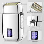 Lanumi Professional Hair Clippers Electric Razor Shavers Men 3 Piece Set Rechargeable Clippers and Trimmers Beard Trimmer Barber Kit with Travel Case Clippers for Hair Cutting Gifts for him