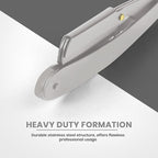 Utopia Care Professional Straight Razor for Men, Barber Straight Edge Razor Safety with 100 Pack Blades, Silver