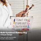 Nail Tech Gifts for Women Makeup Bag, Nail Tech Supplies, Gifts for Nail Technicians, Nail Lovers, Nail Tech Cosmetic Bag Toiletry Bag, Nail Artist Gifts, Manicurist Beautician Gifts