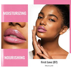 Oulac Moisturizing Shine Lipstick For Women Christmas Set 2PCS, 2 in 1 Tinted Lip Balm for Winter, Hydrated Juicy and Glossy Lip Color for Dry, Cracked and Chapped Lips, Vegan [07+14]