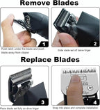13pcs Pet Dog Grooming Clipper Stainless Steel Blade Kit,Compatible with Andis/Oster A5,Wahl KM10 Series