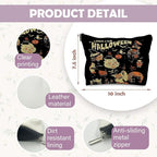 Halloween Witch Leather Makeup Bag, Halloween Gifts for Women, Witchy Gifts for Women, Witch Stuff, Long Live Halloween Makeup Pouch(PU)