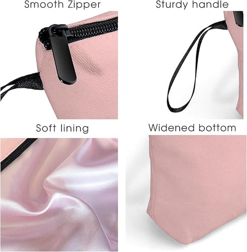 Birthday Inspirational Bridesmaid Proposal Team Small Gifts for Women Mom Aunt Teacher Sister Coworkers Makeup Cosmetic Bag Travel with Mirror Mothers Day Christmas Graduation B