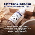 [TRANATA] Rice Punch Peptide Capsule Serum Pore tightening – Korean rice skincare with 80% Rice peptide for Glass Skin Glow Pore tightening Hydration peptide Rice& Lactobacillus for Face