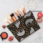 Sloth Gifts Makeup Bag, Sloth Stuff Cosmetic Bag Travel Pouch, Sloths Lovers Gifts for Women Girls Daughter Sisters Coworker Best Friend Friendship Graduation Birthday