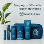 Oars + Alps Men's Sulfate Free Hydrating Shampoo, Infused with Kelp & Algae Extracts, Moisturizing Formula, Fresh Ocean Splash Scent, 1 Pack, 13.5 Fl Oz