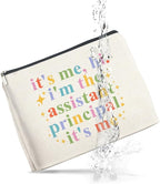 Makeup Bag Assistant Principle Gifts for Women, Assistant Principal Appreciation Gift in My Assistant Principal Era Cosmetic Bag Zipper Makeup Pouch