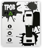 TPOB Play Barber Hair Clippers for Men 7500 RPM with Rubber Grips (White)