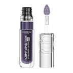 L'Oreal Paris Plump Ambition pH Hyaluron Lip Oil, Color Shifting Lip Tint with 24HR Hydration, Volumizing Shine and Lasting Color, 090 pH Berry Noir