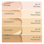 Amuse SEOUL DEW POWER VEGAN CUSHION ([REFILL] 1.5 NATURAL) | Dewy, glow, long-lasting, clean beauty, lightweight, natural look, foundation for sensitive skin, hydrating cushion