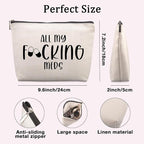 Funny Med Bag for Traveling, Funny Medicine Bag Makeup Bag Gifts Dental Gifts Nurse Assistant Gift Pill Bags Medicine Pouch for Travel, Med Bags Storage for Women Patient Gift