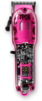 TPOB Slime 2 Candy Edition Barber Hair Clippers for Men 6800 RPM with Matte Pink Case and Taper Blade