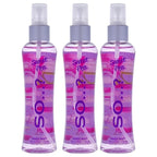 So...? Sweet Pea Body Mist for Women - 3.5 oz Body Mist - Pack of 3
