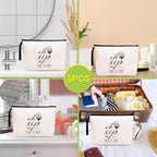 Hanamiya Na 3Pcs Girls Trip Gifts Favors Weekend Bag Funny Makeup Bag Girls Weekend Gifts Friendship Weekender Bags for Women Girl Bridesmaid Cosmetic Bags Zipper Pouch Wedding Bachelorette Party