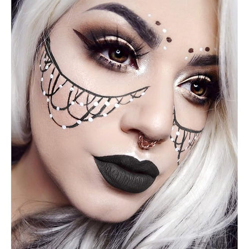 Black Matte Liquid Lipstick - Long Lasting, Smudge Proof, Transfer Resistant Lip Color, Waterproof, Non-Transfer Formula (Mystical Moment)