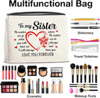 Sister Gifts Makeup Bag Christmas Birthday Gifts for Sister Cosmetic Bag Zipper Makeup Pouch