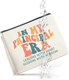 Principal Gifts Makeup Bag Principal Thank You Gifts in My Principal Era Cosmetic Bag Zipper Makeup Pouch