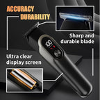 RUIBO Hair Clippers for Men Professional 5 in 1 Cord/Cordless Beard Nose Ear Body Grooming Hair Clipper Trimmer with Smart Charge Technology (Gray)