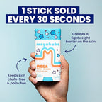 Megababe Mega Thigh Rescue | Jumbo Size Anti-Chafe Stick | Prevents Skin Chafe & Irritation | Thighs, arms, Bra-Lines & More | Summer Vacation Essentials | 3.25oz (Pack of 1)