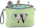 Birthday Inspirational Bridesmaid Proposal Team Small Gifts for Women Mom Aunt Teacher Sister Coworkers Makeup Cosmetic Bag Travel with Mirror Mothers Day Christmas Graduation W