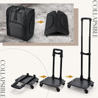 Stagiant Rolling Makeup Case Professional Travel Makeup Organizer Make up Storage Cosmetic Trolley Suitcase Makeup Storage