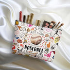 4pcs Baseball Gifts Makeup Bag, Baseballs Coach Cosmetic Bag Christmas Birthday Gifts for Women Female Coach Girls Sister BFF, Baseball Stuff Sports Lover Gift Travel Toiletry Bags