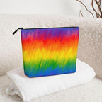 MOLAIGIN Rainbow Pride Gay Lbgt Cosmetic Bag For Women, Travel Makeup Bag, Toiletry Zipper Bag, Large Capacity Aesthetic Cases