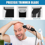 2 Pack 02144 Replacement Detachable T Blade Compatible with Wahl Trimmers 9864/9864SS/9686/9818A/9854L/9876L/9854 /WSS3L/SS2L etc - Japanese Stainless Steel 40mm Replacement Trimmer Blade #02144