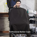 Barber Cape,Professional Salon Hair Cutting Cape,56x63 inches Large Hairdresser Cape for Haircut,Coloring,Makeup,Styling