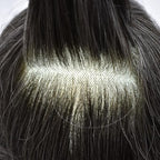 Mens Toupee Human Hair Piece French Lace Toupee for Man Hair System Indian Human Hair Replacement Systems V-Looped PU Front Hairpieces 8"X10" #1B30 1B# OFF BLACK WITH 30% SYNTHETIC GREY