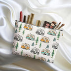Camping Gifts for Women Camping Makeup Bag Camper Cosmetic Bag for Women Girls Camper Lovers Best Friend Daughter Travel Organizer Zipper Pouch Graduation Birthday Friendship Gifts