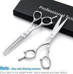 JASON 6 Inch Left Handed Barber Hair Cutting Scissors Professional Salon Shears Razor Edge Hairdressing Scissor Japanese Stainless Steel Thinning Haircut Shear for Men Women Christmas Gift