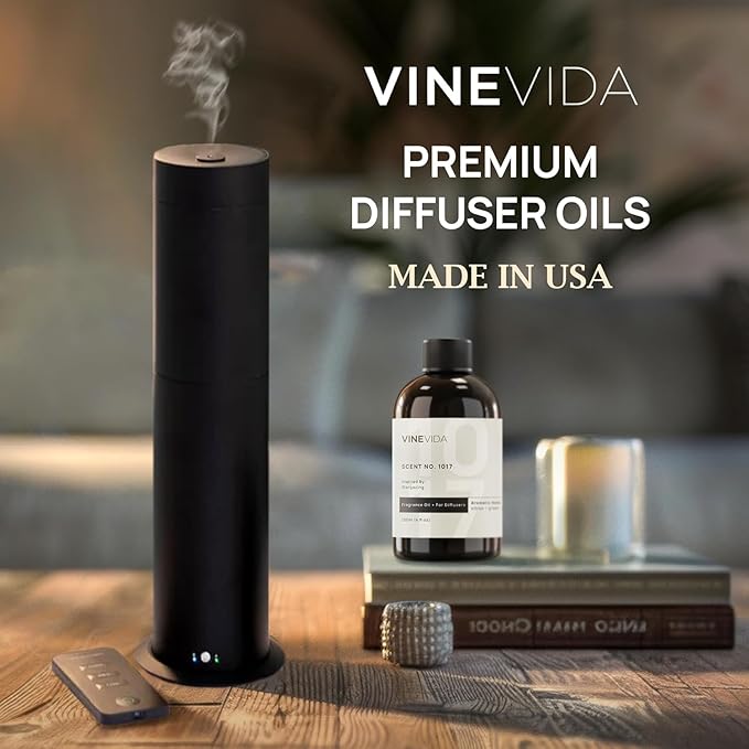 VINEVIDA Caribbean Breeze Fragrance Oil for Cold Air Diffusers - (4 Fl Oz) - Essential Oils for Diffuser Oil Refill & Air Freshener Room Spray