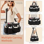 Hairstylist Traveling Bag, Extra Large Hair Tools Travel Bag, Hair Tool Organizer with Adjustable Dividers and Multi Pockets, Professional Makeup Artist Bag, Hairstylist Must Have