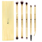 DUcare Eyeshadow Brushes Set Duo End Eye Makeup Brushes Eyeshadow Brush set 5Pcs Travel Concealer Eyebrow Eyelash Eye Liners Blending