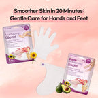 Epielle Moisturizing Foot Mask 6 Pairs, Deep Moisturizing Socks for Dry, Cracked Feet, Self Care Gifts for Women, Spa Kit, Stocking Stuffers, Thanksgiving Essentials