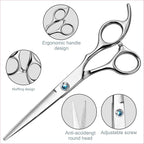 Hair Thinning Scissors Hair Cutting Scissors Kit, Fcysy Tijeras De Peluqueria Profesional Hair Trimming Scissors Haircut Scissors Blending Shears Set, Baber Shears Layering Scissors Hair Accessories