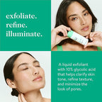 good.clean.goop Beauty The Illuminator 10% Glycolic Toner | Correct Texture and Minimize Pores | Glycolic Acid, Black Tea Ferment, & Snow Mushroom Extract | Helps Even Skin Tone | Vegan | 3.4 Fl oz