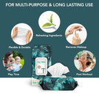 Body Prescription Makeup Cleansing Wipes - Gentle and Effective Face Wipes, 50 Count (Pack of 2), Tea-Tree