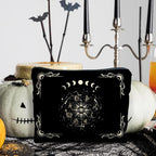 Boho Celestial Moon Phase Makeup Bag - Witchy, Halloweencosmetic Bag