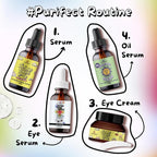 Natural Facial Serum - Anti Aging Moisturize Sensitive Skin - 30ml 1 fl oz - Tee Tree Vitamin C Shea Butter Hyaluronic Acid Multivitamin #Purifect (Niacinamide Eye Serum)