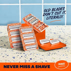 Dollar Shave Club | Travel Shave Set | 4 Swift Rinse Refill Cartridges, 1 Handle, 1 Razor Cover