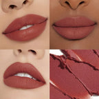 Matte Lipstick for Women, Long Lasting Moisturizing Lip Stain, Waterproof Lip Color Makeup (Salmon Pink)