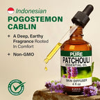 KUKKA Patchouli Essential Oils - 4 Fl Oz - for Hair, Skin, Diffuser, Aromatherapy & DIY Soap Making Scent