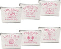 1 Pcs 3 Pcs 4 Pcs Makeup Bag, Girls Trip Gifts Favors Girls Weekend Gifts, Friendship Gifts for Women Bestie Bride