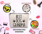 Best Grandma Cosmetic Case, Toiletry Bag - Makeup Bag for Women & Birthday from Granddaughter or Grandson