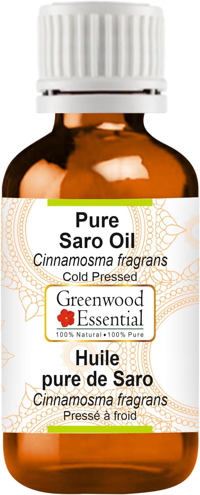 Greenwood Essential Pure Saro Essential Oil (Cinnamosma fragrans) Steam Distilled 5ml (0.16 oz)