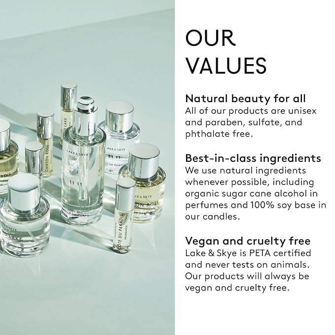 Lake & Skye Midnight 07 Eau de Parfum Spray - 0.06 fl oz (2 ml) Long Lasting Fragrance - Alluring, Mysterious, Fruity